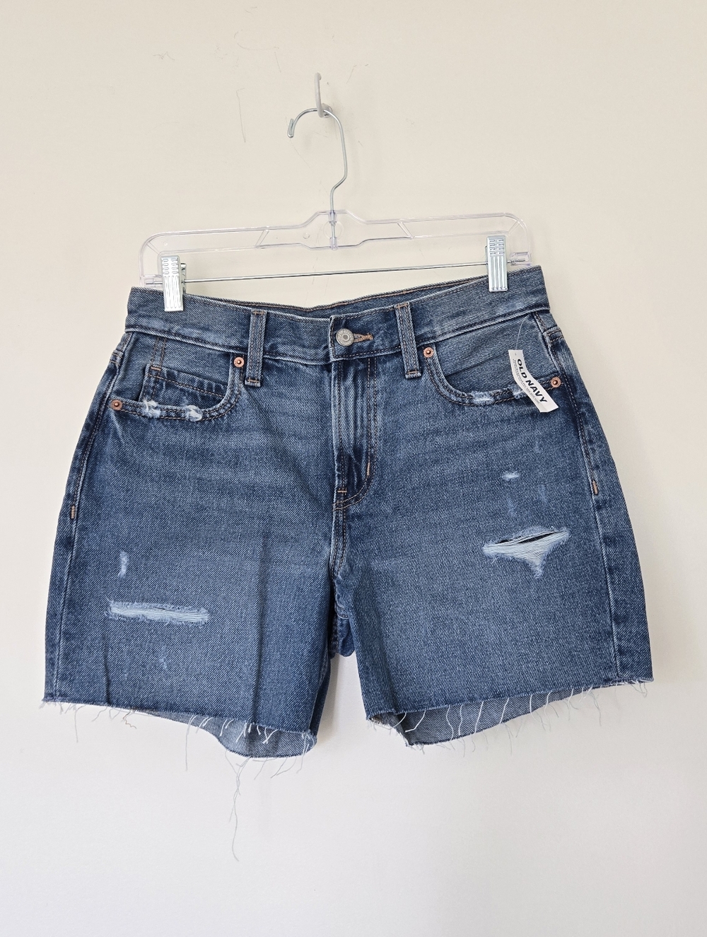 NWT Old Navy High Rise Slouchy Straight Denim Shorts